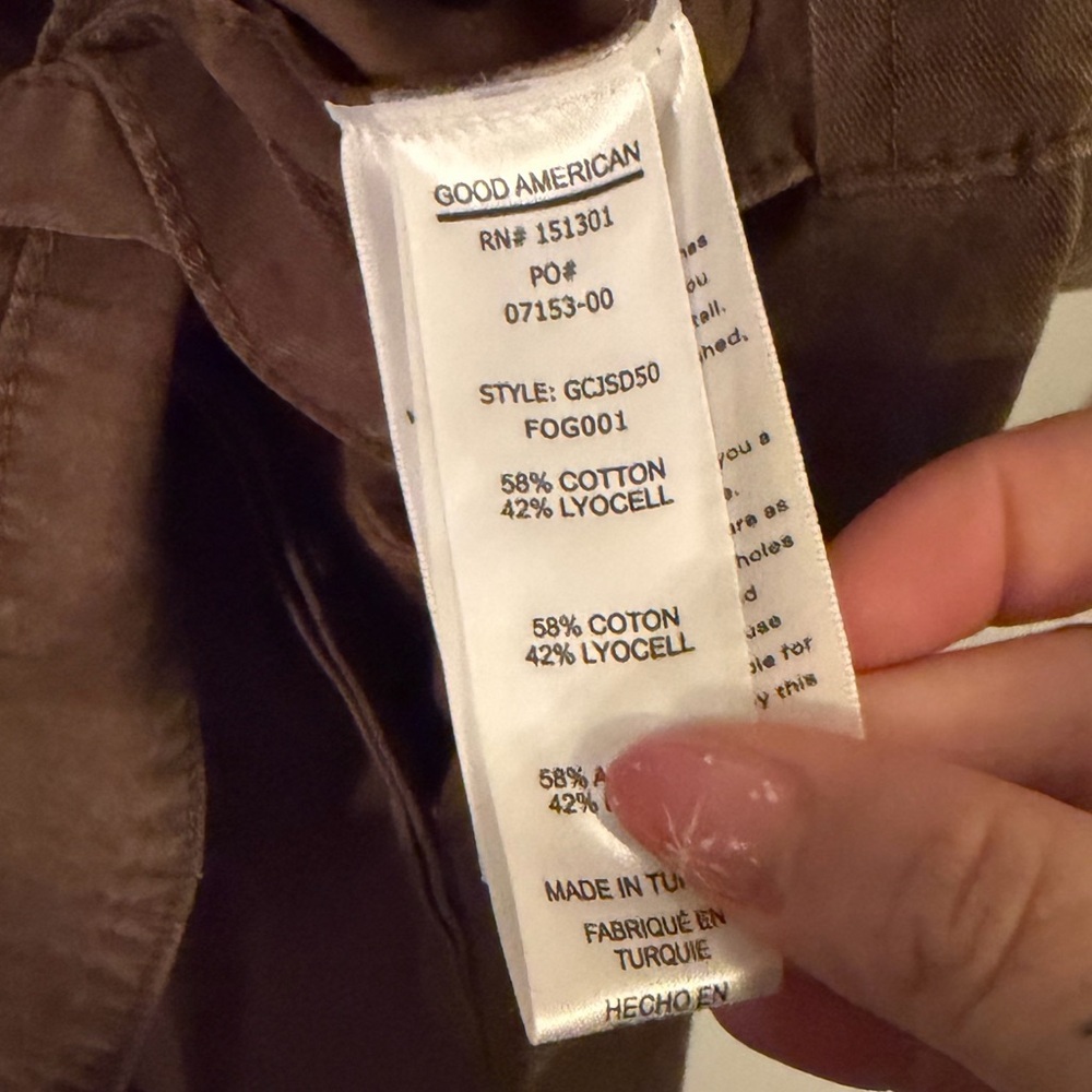 Good American | Women's Brown Cargo Utility Jumpsuit | Size 1 - Picture 6 of 7